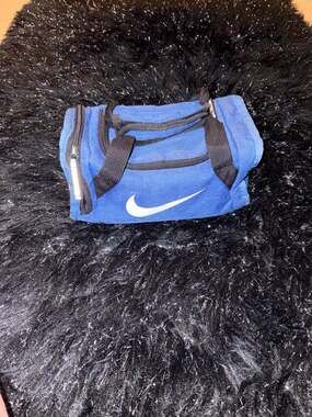 Nike Blue Insulated Lunch Box Duffle Style Bag